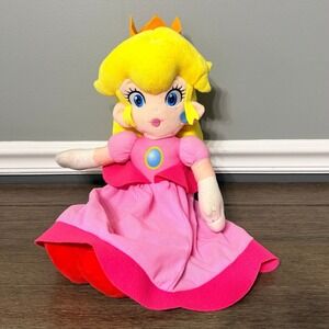 Nintendo Super Mario Princess Peach Plush Doll 18" Good Stuff Stuffed Animal Toy